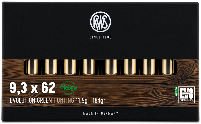 9.3 x 62 RWS EVOLUTION GREEN 11,9g