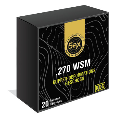 270 WSM Sax KDG-S  7.8 g, 120 grs