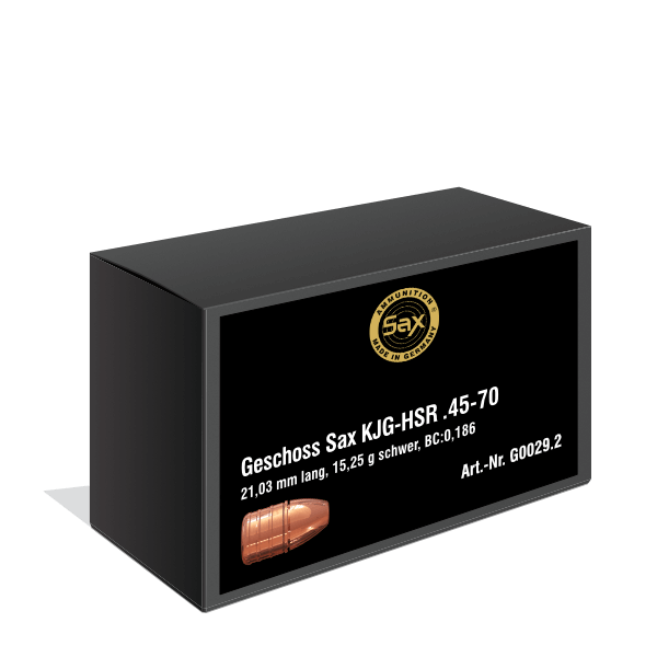 Geschosse Sax KJG-HSR 11,6 mm / .450, 15.08g / 232.71gr