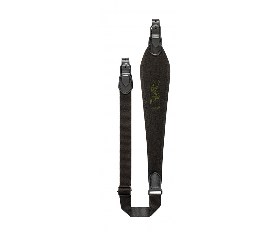 Bretelle carabine de chasse Riserva, Cordura noir + Neoprène Bretelle carabine de chasse Riserva, Cordura noir + Neoprène