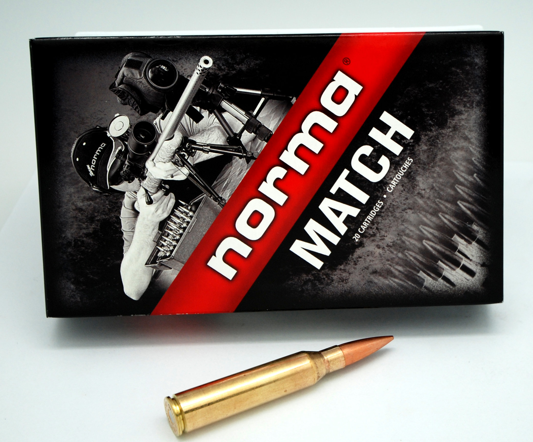 338 Lapua Mag Norma Sierra Match King HPBT19.4 g / 300 grs 