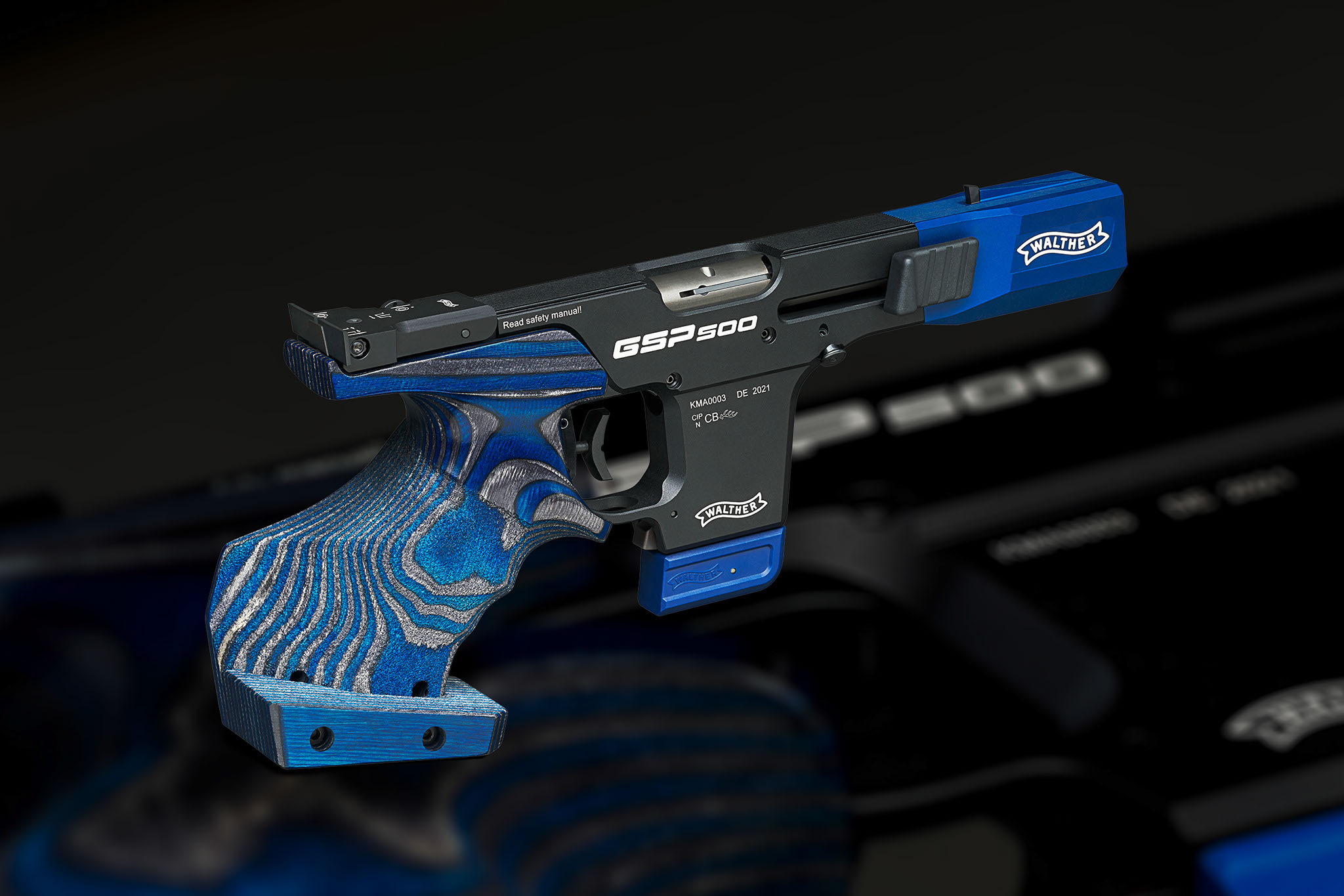 Pistolet Walther GSP500-M cal. 22lr