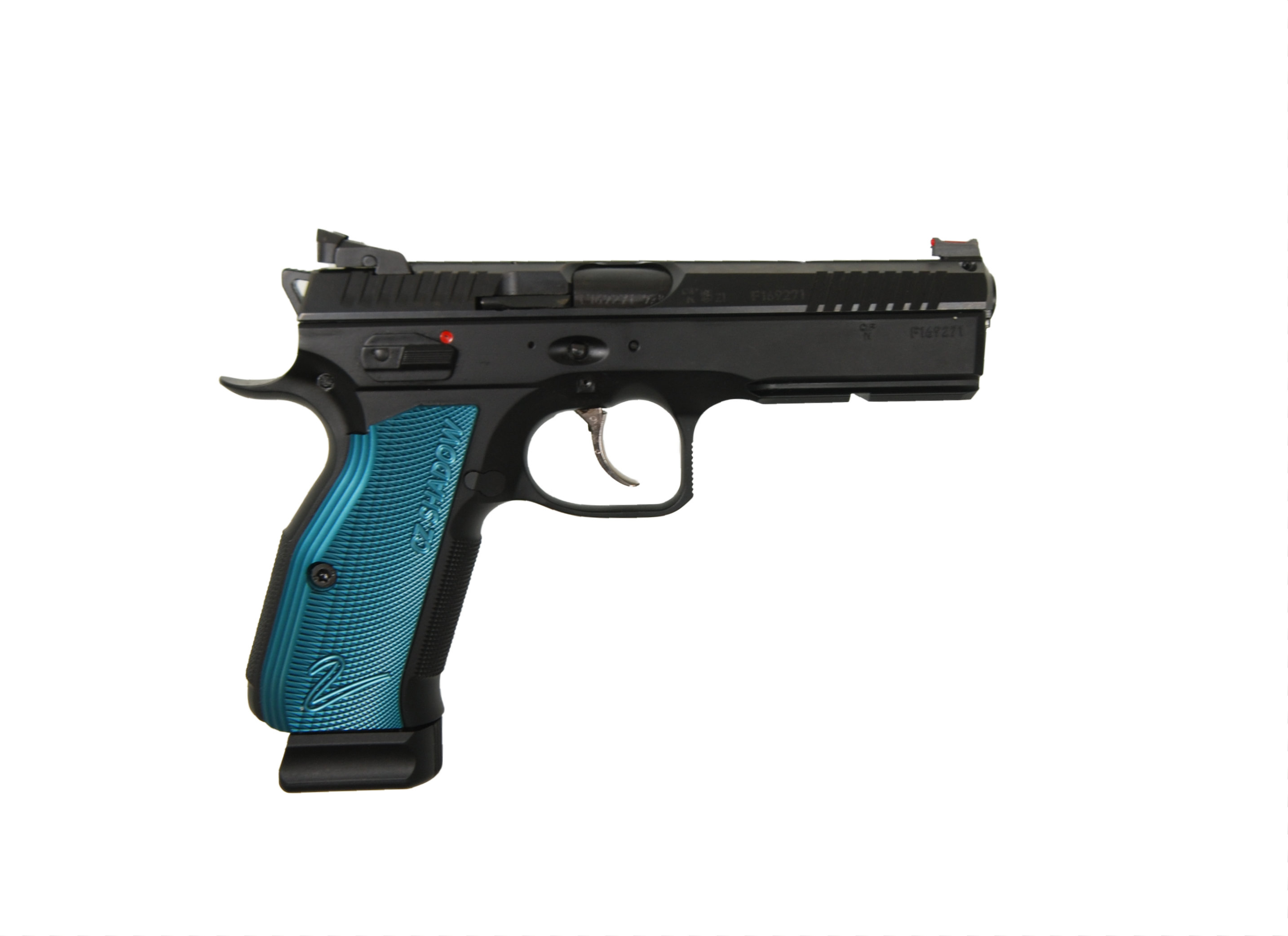 Pistole Occ CZ Shadow 2, Kal. 9mm Para, Light Rail, Black Blue Grip, 19+1rds