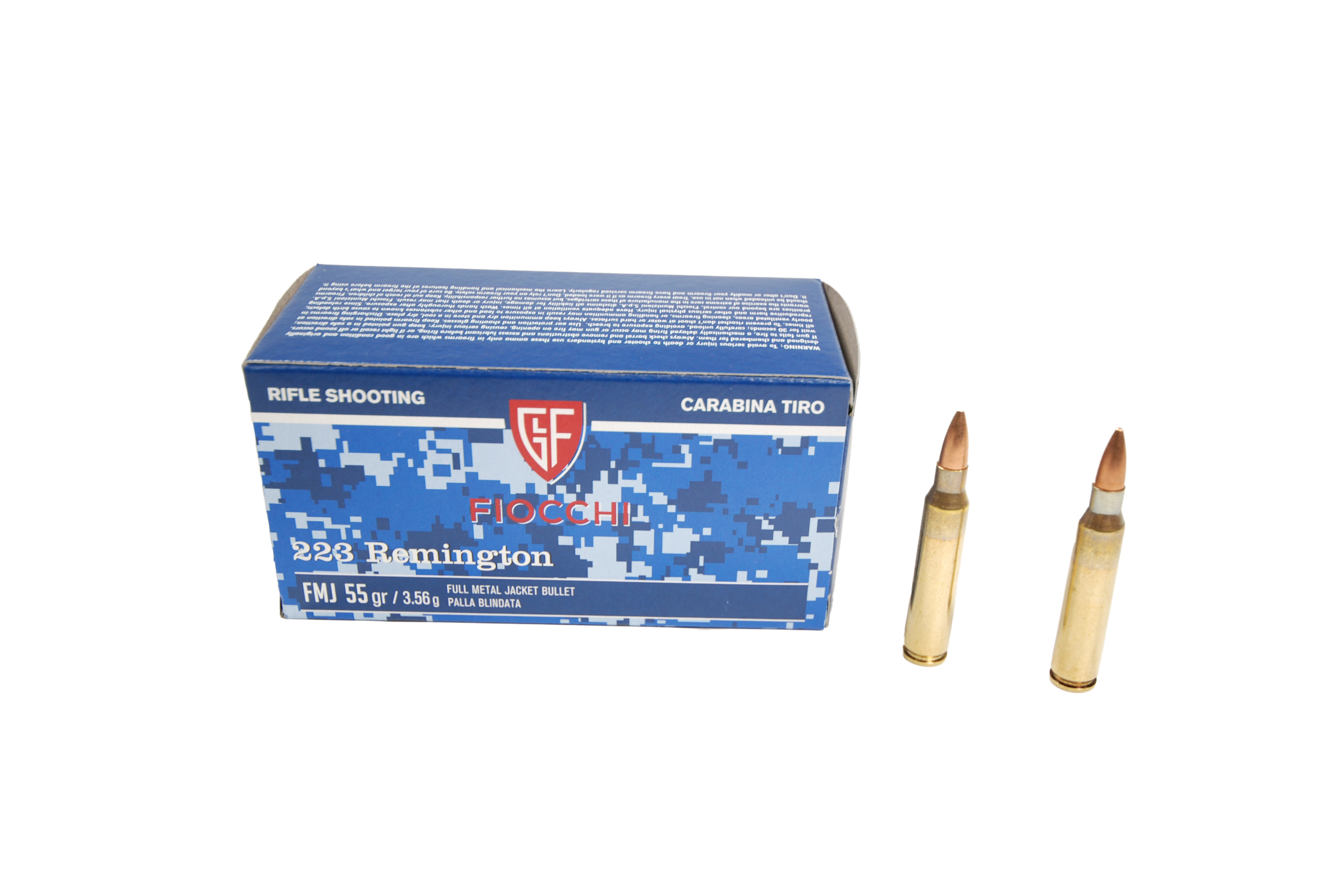 223 Rem. Fiocchi FMJ 55 grs